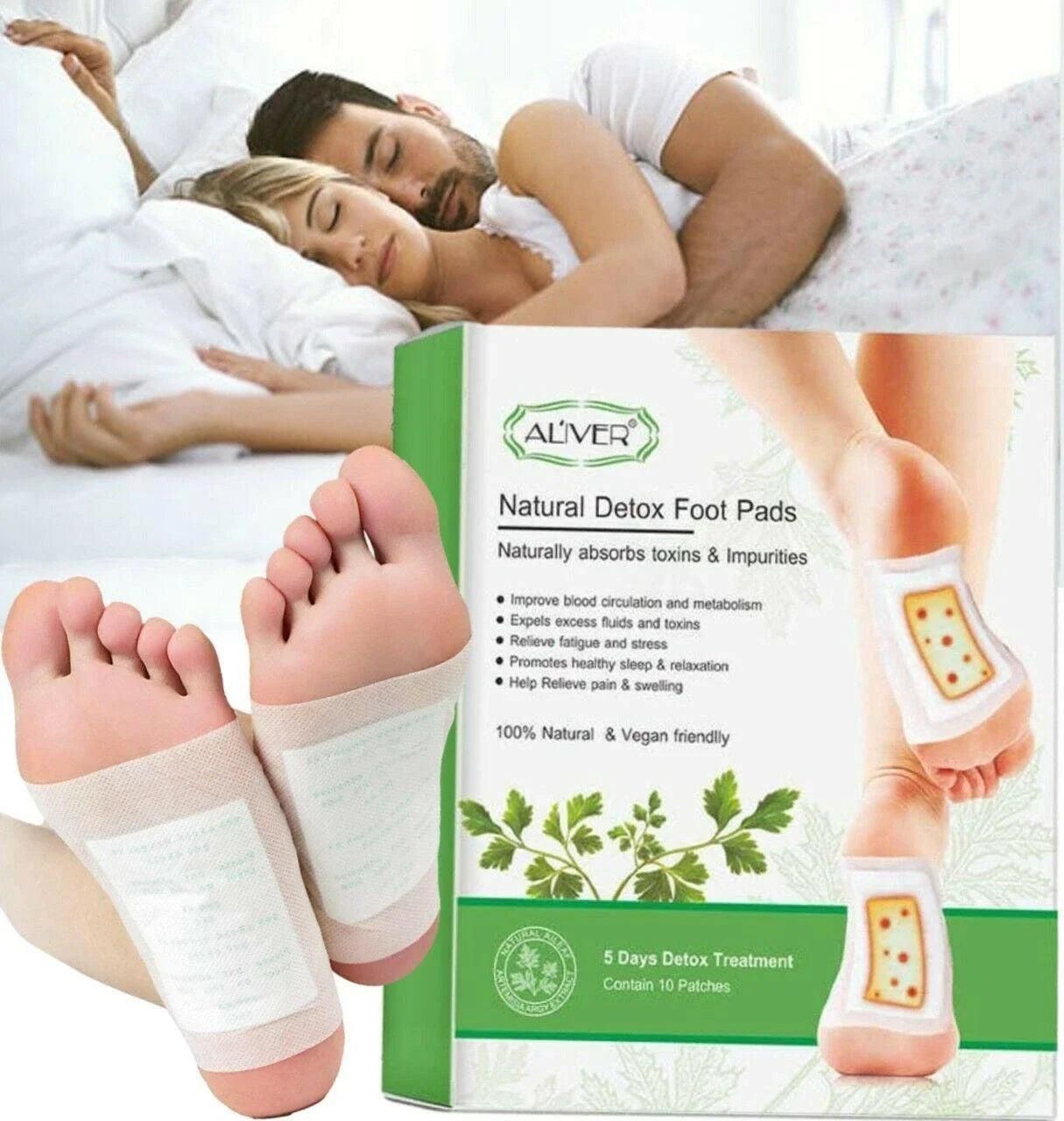 Natural Detox Foot Pads — Removes Toxins Overnight |  Better Sleep & More Energy | Pack of 20